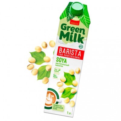 Соевый напиток, обогащенный кальцием и витаминами "Green Milk" Professional 