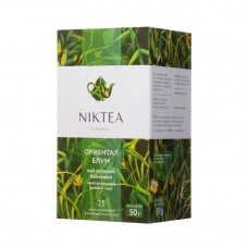 Чай NikTea Жасмин Эмеральд (зеленый байховый, цветки жасмина, 25*2гр пакет.для чашки )