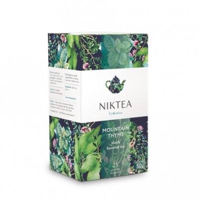 Чай NikTea Горный чабрец (чёрный 25*2гр пакет.для чашки, MountaIn thyme)