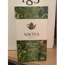 Чай NikTea Ориентал Блум (зеленый классический, 25*2гр пакет.для чашки)