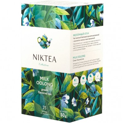 Чай NikTea Молочный улун (зеленый, 25*2гр пакет.для чашки)